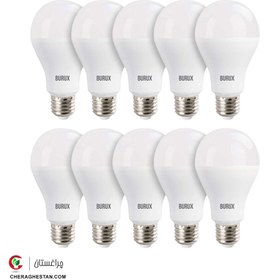 تصویر لامپ 10 وات بروکس بسته 10 تایی ا Burux 10 watt Bulb Burux 10 watt Bulb