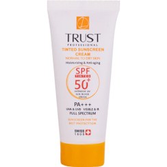 تصویر کرم ضد آفتاب رنگی و ضد پیری بژ روشن (پوست خشک تا نرمال) Light beige colored sunscreen and antiaging cream (dry to normal skin)