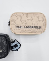 تصویر کیف دوشی چرم کارل لاگرفلد Karl legerfeld