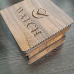 تصویر جعبه چوبی ساعت مچی مدل درپوش ا Watch box Watch box