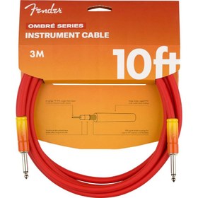 تصویر Fender Ombre Instrument Cable 10ft (3m) Tequila Sunrise - 990810200 