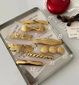 تصویر گیره فرانسوی لوکس گلد 