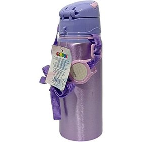 تصویر قمقمه استیل ۶۰۰ میلی‌لیتر دخترانه کد ۳۶۶۰ 