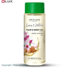 تصویر روغن بادام شیرین اوریفلیم اورجینال ا Love Nature Body & Hair Oil Sweet Almond Oil Love Nature Body & Hair Oil Sweet Almond Oil