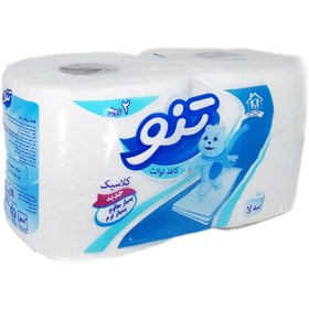 تصویر دستمال توالت تنو ۳ لایه بسته ۲ عددی 