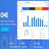 خرید و قیمت قالب One - React Next.js & Ant Design Admin Template | ترب