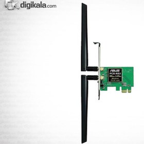 تصویر کارت شبکه بی‌سیم PCI-E ایسوس مدل PCE-N53 Asus PCE-N53 Dual-Band Wireless-N600 PCI-E Adapter