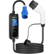 تصویر شارژر خودرو برقی 7کیلووات کانکتور TYPE2 برند EVran 