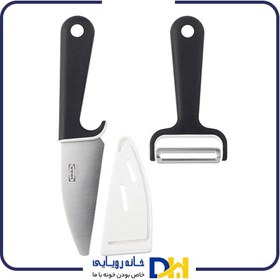 تصویر چاقو و پوست کن ایکیا مدل 402.864.06 Ikea SMABIT Ikea SMABIT 402.864.06 Knife and peeler