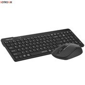 تصویر کیبورد و ماوس بیسیم ایفورتک مدل Wireless Keyboard & Mouse A4tech FG2300 Air 