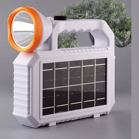 تصویر چراغ قوه شارژی دارای پنل خورشیدی ایکس او XO YH05 Solar Multi-Functional Searchlight Lamp XO YH05 Solar Multi-Functional Searchlight Lamp