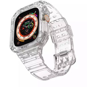 تصویر بند اپل واچ طرح جی شاک پاستیلی Apple Watch GSHOCK BAND