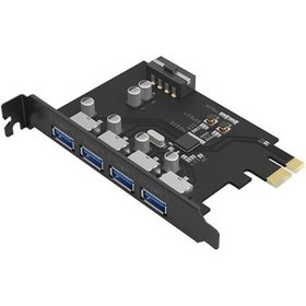 تصویر Orico 4 Port USB 3.0 PCI Express Card PME-4U هاب 4 پورت اوریکو USB3.0 رابط PCI