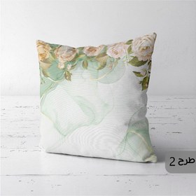 تصویر کوسن کد K313 گلدار