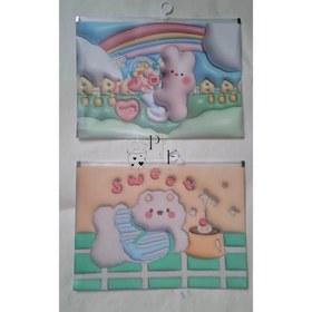 تصویر پوشه زیپی A4 سه بعدی 