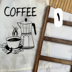 تصویر نردبان دکوراتیو با دستمال تکست 