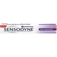 تصویر خمیر دندان مراقبت از لثه سنسوداین مدل soin gencives حجم 75 میلی لیتر Sensodyne gum care toothpaste model soin gencives volume 75ml