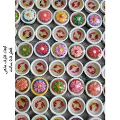 تصویر ماهی سه بعدی در ظرف رزین سنگی کوچک 