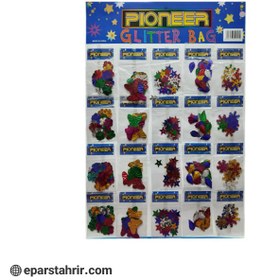 تصویر پولک رنگی بسته ۲۰‌ عددی 