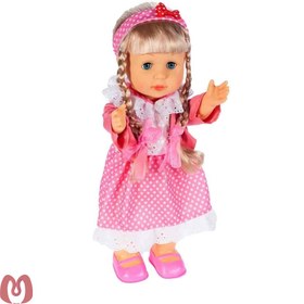 تصویر عروسک دخترانه راه رو سخنگو بلیندا ارتفاع 43 سانتی متر مدل 68037 Belinda Walking Doll 