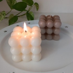 تصویر شمع روبیک.تک و عمده قابل سفارش.شمع با سوخت بالا .در رنگ های مختلف قابل سفارش 