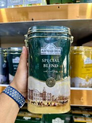 تصویر چای احمد مدل اسپشیال بلند وزن ۴۵۰ گرم قوطی فلزی 