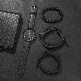 تصویر ست 4 تایی ساعت و دستبند برای مردان - بازارچی - Bazzarchi.ir 