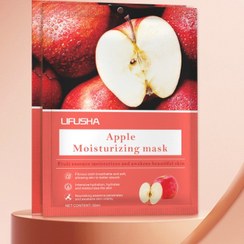 تصویر ماسک ورقه ای عصاره سیب لیفوشا LIFUSHA Apple Moisturizing mask