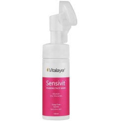تصویر فوم پاک کننده صورت ویتالیر پوست حساس حجم 150 میلی لیتر Vitalier Facial Cleansing Foam for Sensitive Skin 150ml