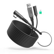 تصویر کابل لینک KIWI Design برای VR | طول 5 متر 5gig مناسب انواع واقعیت مجازی meta 1 2 3 3s | شارژ سریع + آزادی حرکت کامل 