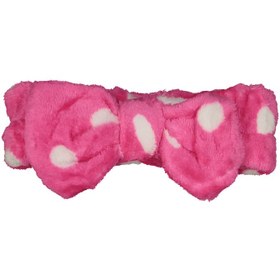 تصویر هدبند خال دار رنگی 