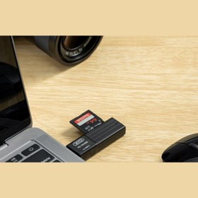 تصویر رم ریدر ایکس او مدل DK05B USB 3.0 