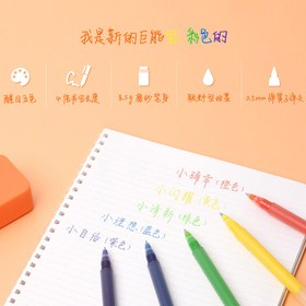 تصویر بسته 5 تایی خودکار شیائومی Xiaomi Mi MJBWB03WC Super Durable Writing Gel Pen Xiaomi Mi MJBWB03WC Super Durable Writing Gel Pen