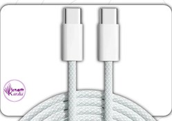 تصویر سیم شارژر سرکارتنی ۱۰۰ درصد اورجینال ایفون ۱۵ Original iPhone 15 charger cable