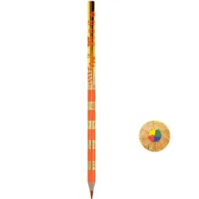 تصویر مداد چهارمغز رنگی 