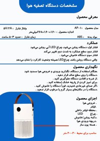 تصویر تصفیه‌ هوای AP01 