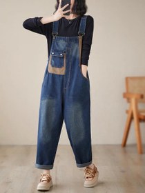 تصویر پیشبندی یا بیلرسوت وارداتی جین - 40 