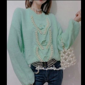 تصویر بافت زنانه مرواریدی وارداتی 