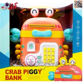 تصویر قلک و گاوصندوق آموزشی موزیکال مدل خرچنگ کیفی CRAB PIGGY BANK 6655 