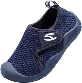 تصویر GUBARUN Toddler Boys Girls Sneakers Kids Lightweight Tennis Shoes Breathable(Blue Little Kid 11) 