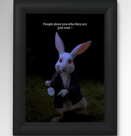 تصویر تابلو پینترستی خرگوش 
