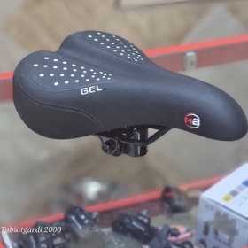 تصویر زین دوچرخه تمام ژل Full gel bicycle saddle