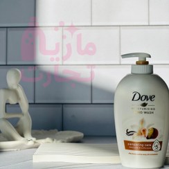 تصویر مایع دستشویی داو Dove حاوی ضدعفونی‌کننده مدل pampering care حجم ۲۵۰میل Dove MOISTURISING SOAP PAMPERING CARE 250MIL