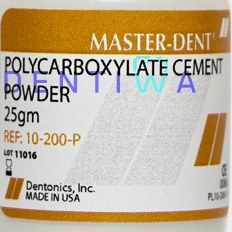 تصویر سمان پلی کربوکسیلات مستردنت Polycarboxylate ا Polycarboxylate cement Master Dent Polycarboxylate cement Master Dent