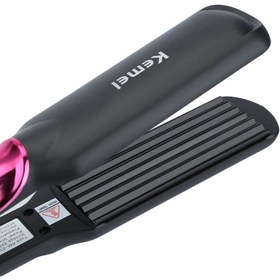 تصویر اتو حالت دهنده ی مو مدل KM-2113 کیمی Kemei Hair Iron KM2113