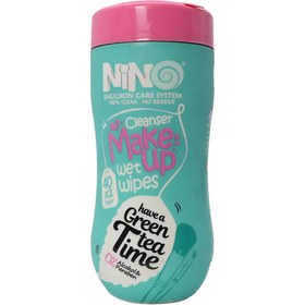 تصویر دستمال مرطوب ا Nino Make Up Remover Wet Wips Nino Make Up Remover Wet Wips