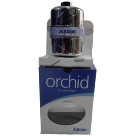 تصویر دستگاه تصفیه آب دوش حمام آکواجوی مدل ORKID با فیلتر کربنی 