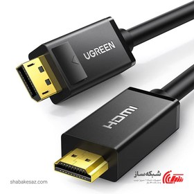 تصویر کابل Display به HDMI یوگرین Ugreen DP101 طول 1 متر 