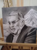 تصویر تابلوی نقاشی شهید فخری زاده 