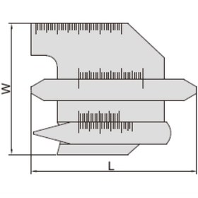 تصویر گیج جوشکاری اینسایز مدل 1-4838 INSIZE 4838-1 welding gage